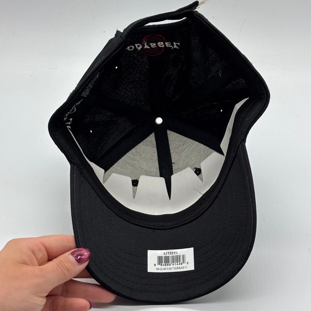 NWOT Callaway X Hot Black Tour Adjustable Golf Hat Cap Black Performance - Picture 6 of 7